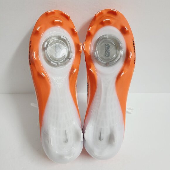 NEW Nike Air Zoom Vapor Pro 1 TB Football Cleats HM8850-103 Size 8 White Orange